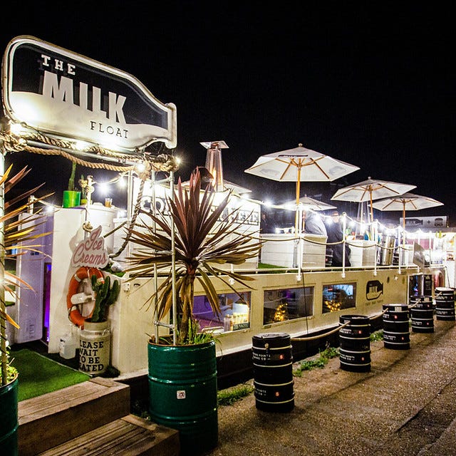 The Milk Float | Floating Bar | Hackney Wick | England