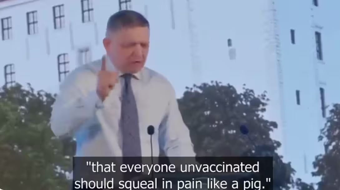 Robert Fico menentang vaksin COVID-19