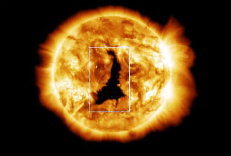 Huge “coronal hole” in the Sun prompts aurora alert for southern states