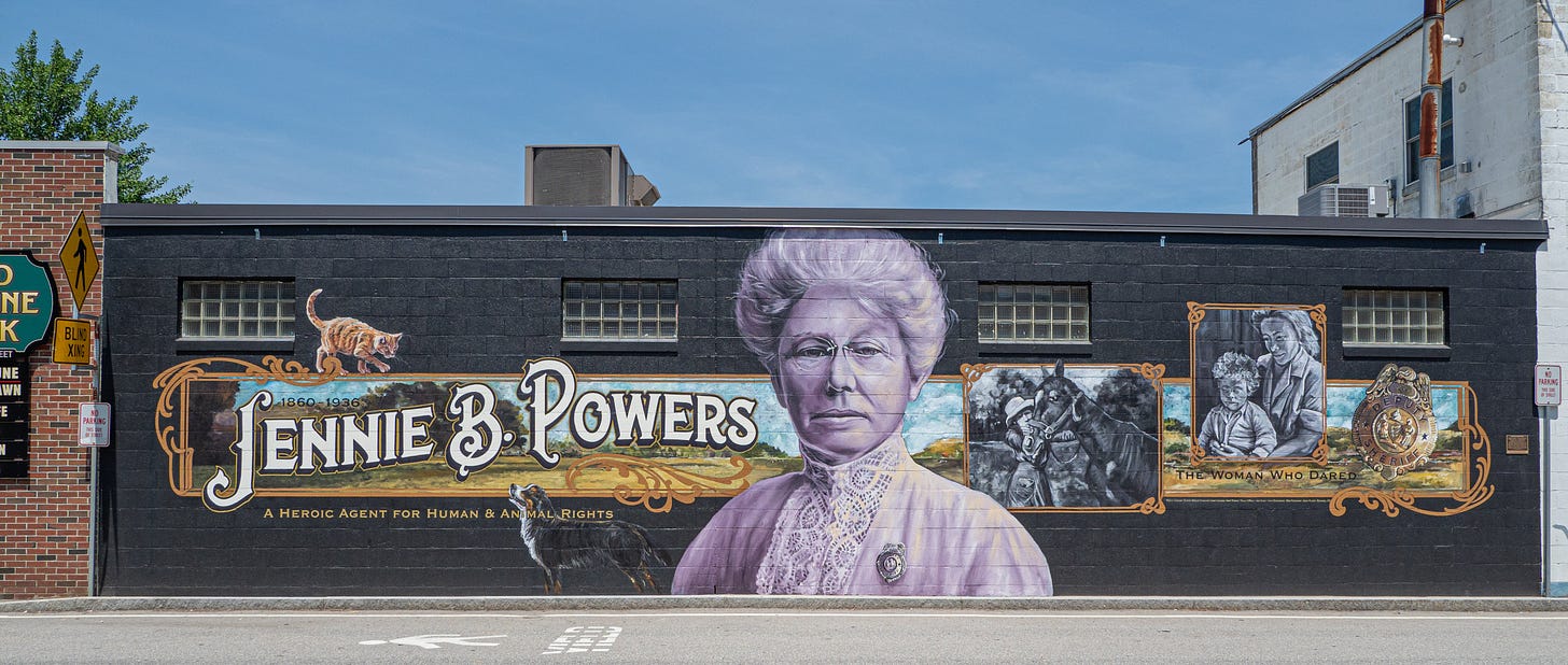 Jennie B. Powers mural