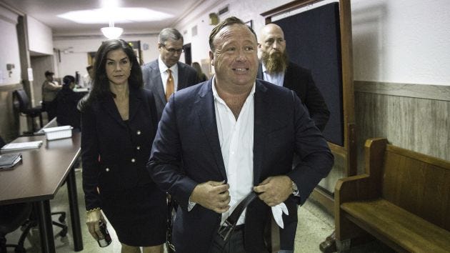 alex jones at violet jones custody case