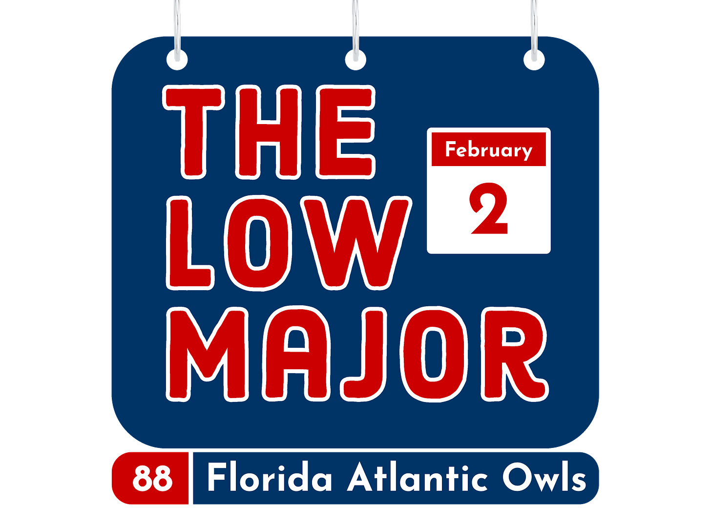 Name-a-Day Calendar Florida Atlantic logo