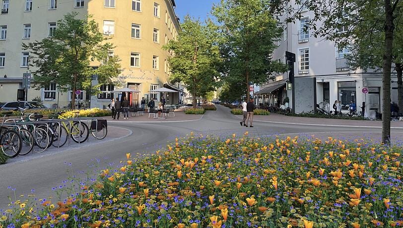 So könnte die Kreuzung zwischen Gollier- und Ganghoferstraße umgestaltet werden.