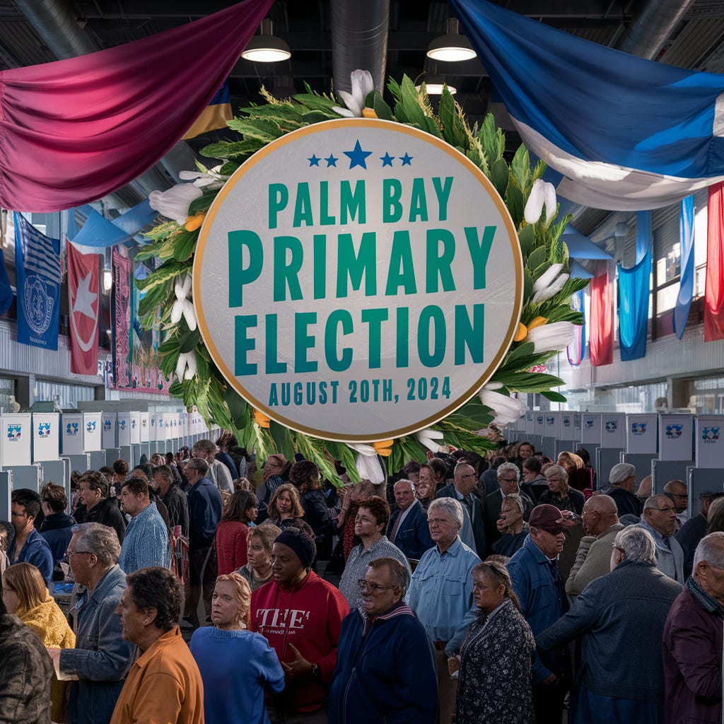 Palm Bay Primary Election on August 20, 2024