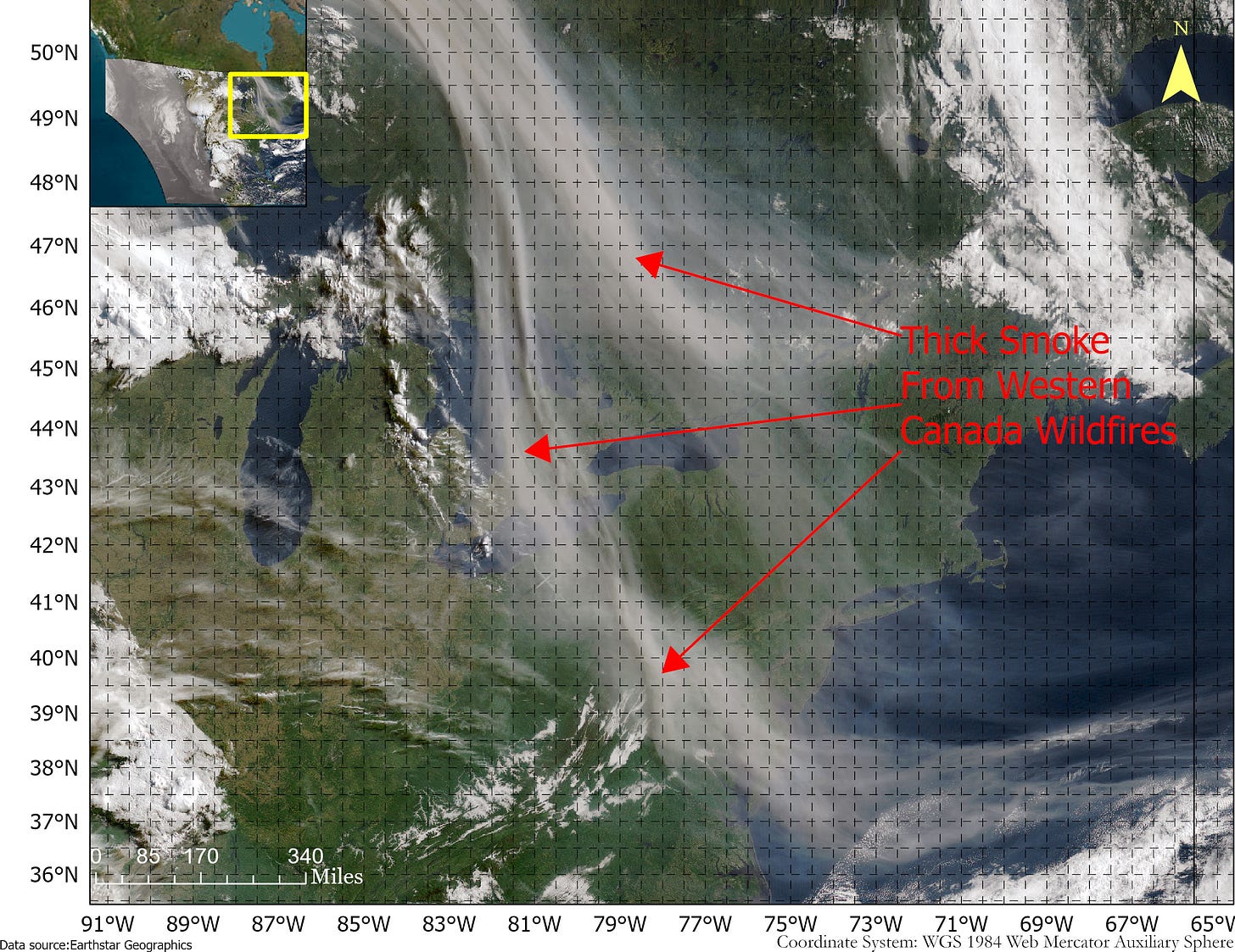 Canada Wildfire Smoke: 10 May 2023
