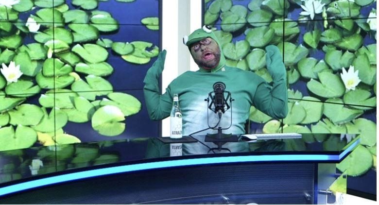 Alex Jones wanted for impersonating a sterilized Gay Frog