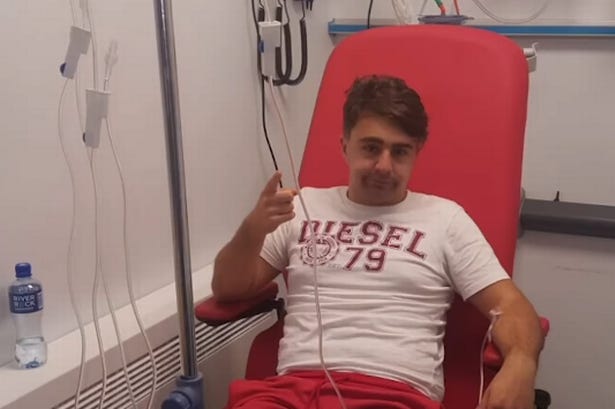 RTE radio presenter Carl Mullan in hospital