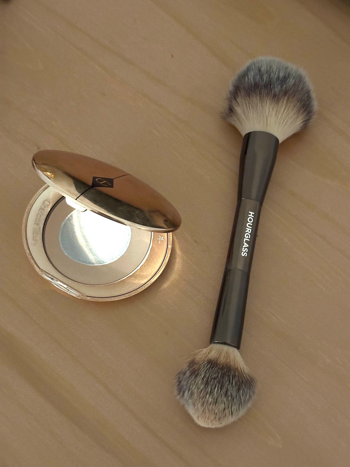 hourglass brush and charlotte tilbury