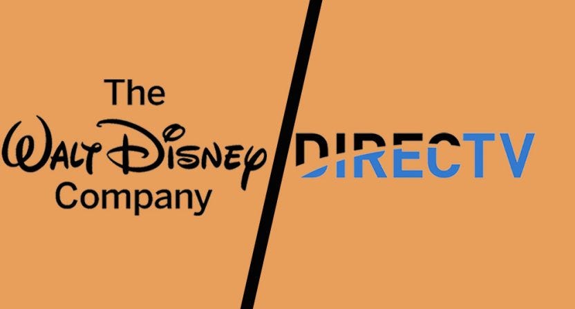 The Walt Disney Company and DirecTV.