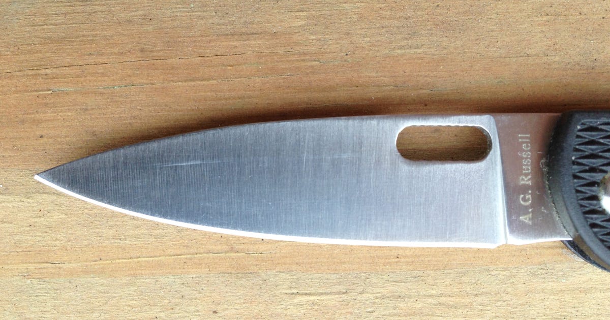 Blade Edge, Thickness, and Beveling | AGRussell.com