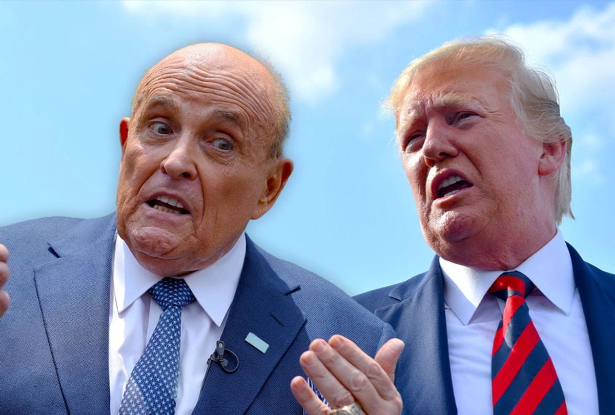 Giuliani: Trump's tax audits have been "completed and accepted" — except  maybe not | Salon.com