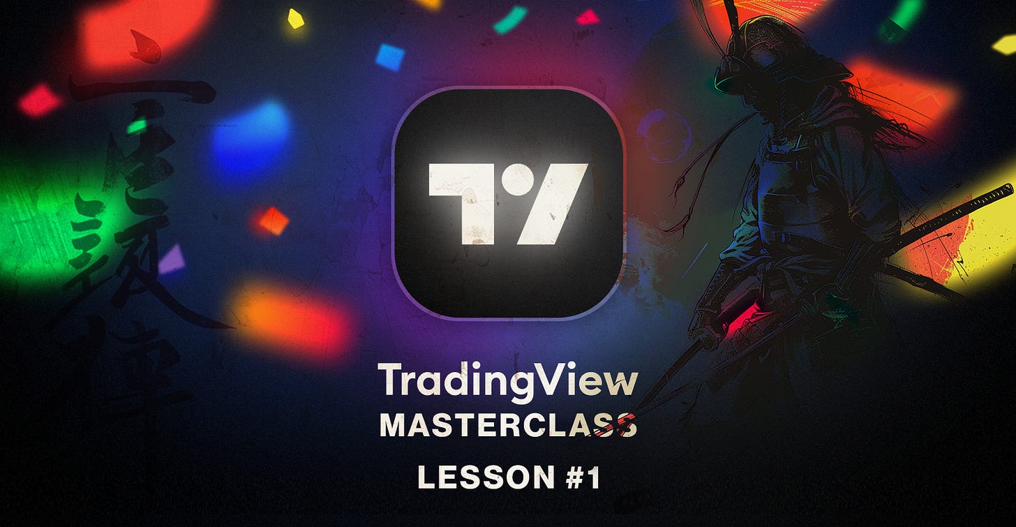 [lesson #1] TradingView A to Z