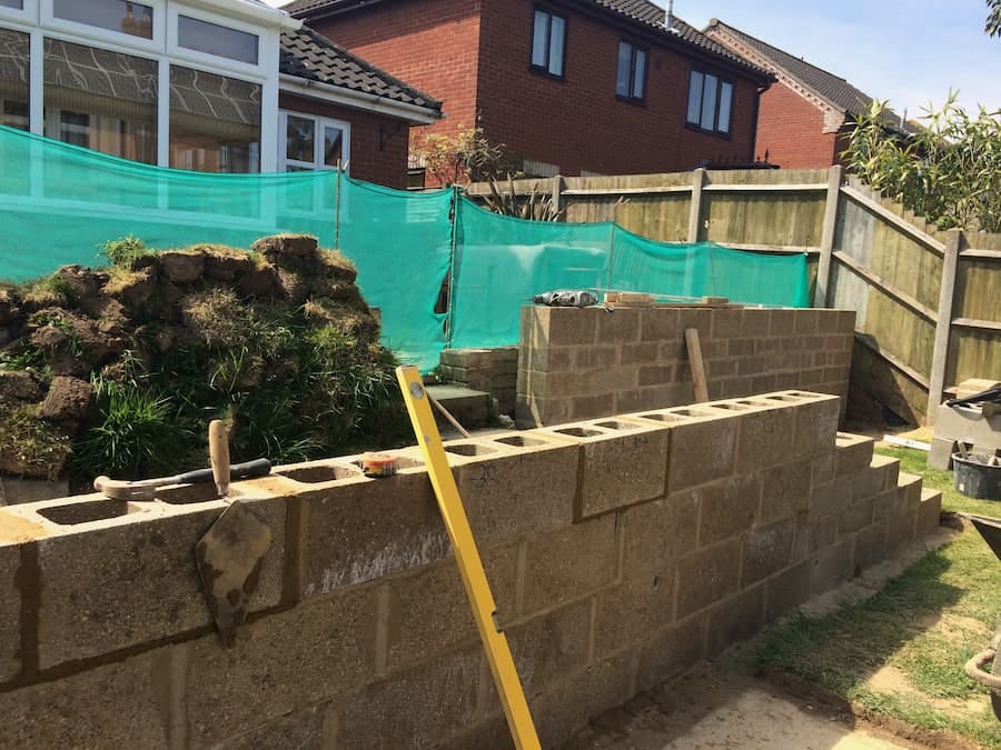 garden walls constructed