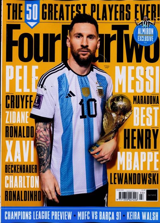 Fourfourtwo Magazine Subscription | Buy at Newsstand.co.uk | Football