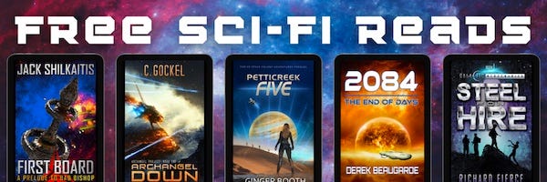 Banner image: "Free Sci-Fi Reads"