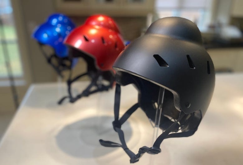  For over two years, Singh worked on and tested different versions of the helmet. Now, she says the helmet is in production and certified for use with bicycles, inline skates, kick scooters and skateboarding for kids over the age of five. 