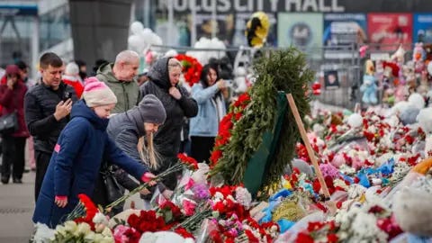 Nearly 150 people were killed in an attack on Moscow's Crocus City Hall music hall, claimed by the ISIS sister organisation IS-K.