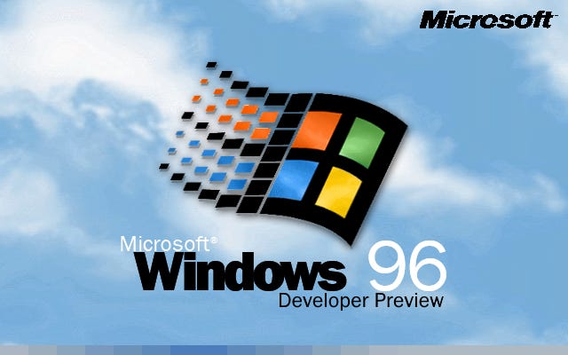 Windows 96 Developer Preview (1996)