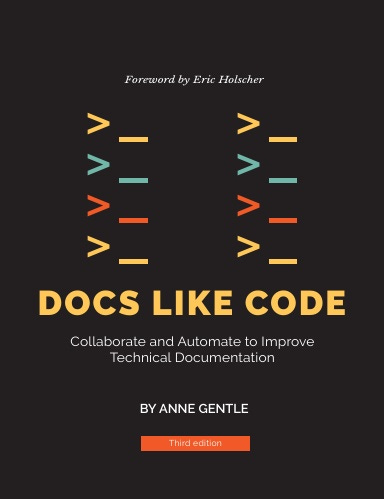 Cover image of the book "DOCS LIKE CODE."