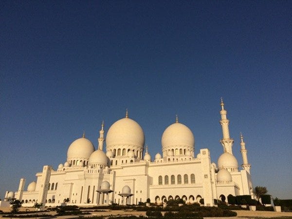 Sheikh Zayed Grand Mosque Arabian Notes