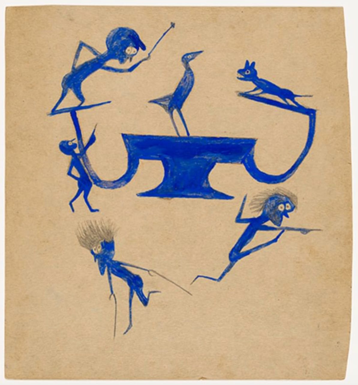 40 Self-Taught Artists, Including Bill Traylor, Enter American
