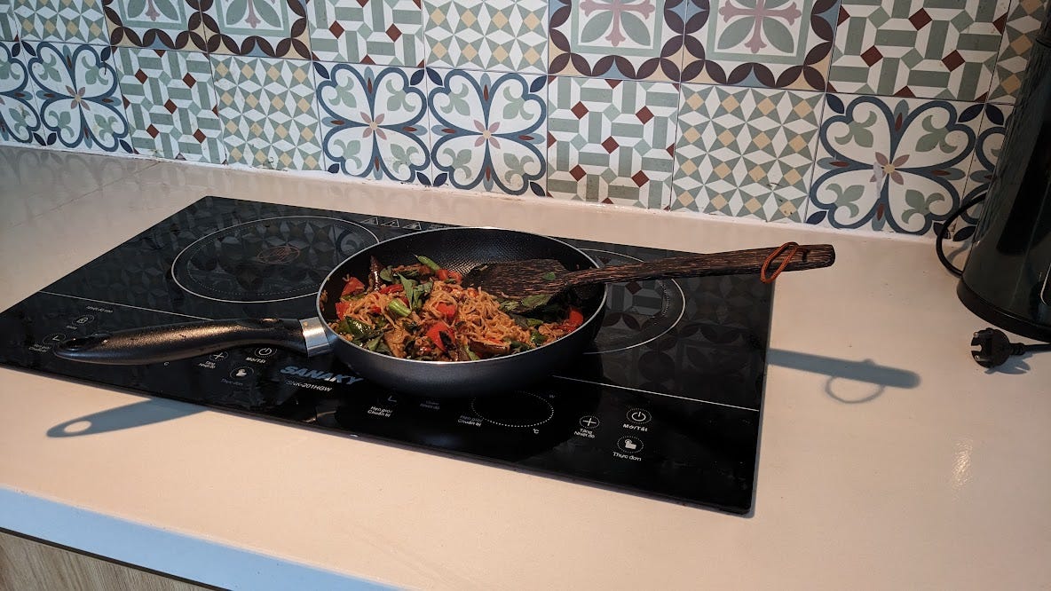 cooking on my current double burner