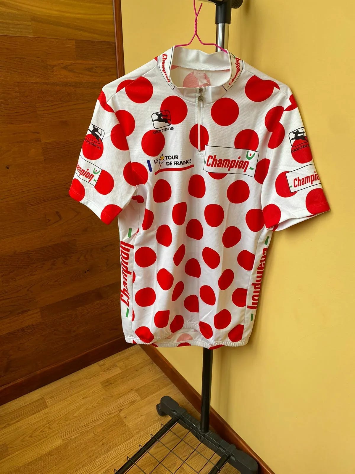 Giordana Le Tour De France Champion shirt 1995 Cycling Jersey Men Size XL  - Picture 1 of 10