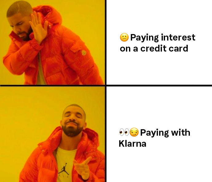 Klarna on Twitter: "👀😏 #WhyPayInterest https://t.co/uyR37hTPa3" / Twitter