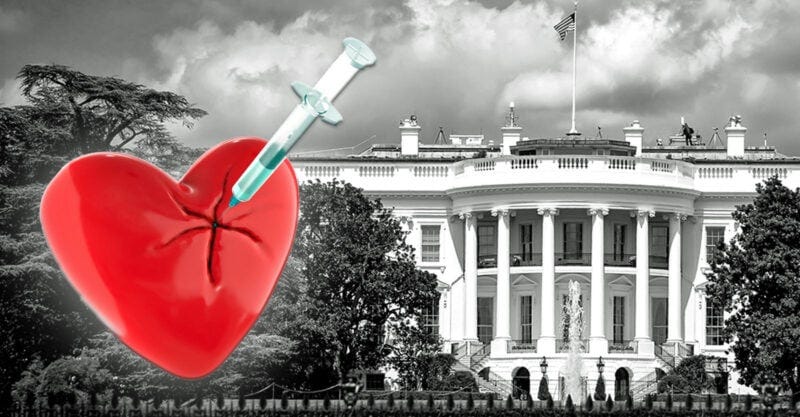 white house covid vaccine heart feature