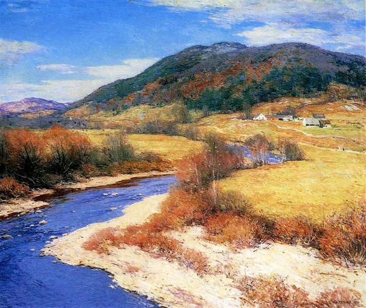 Indian Summer, Vermont, 1922 - Willard Metcalf