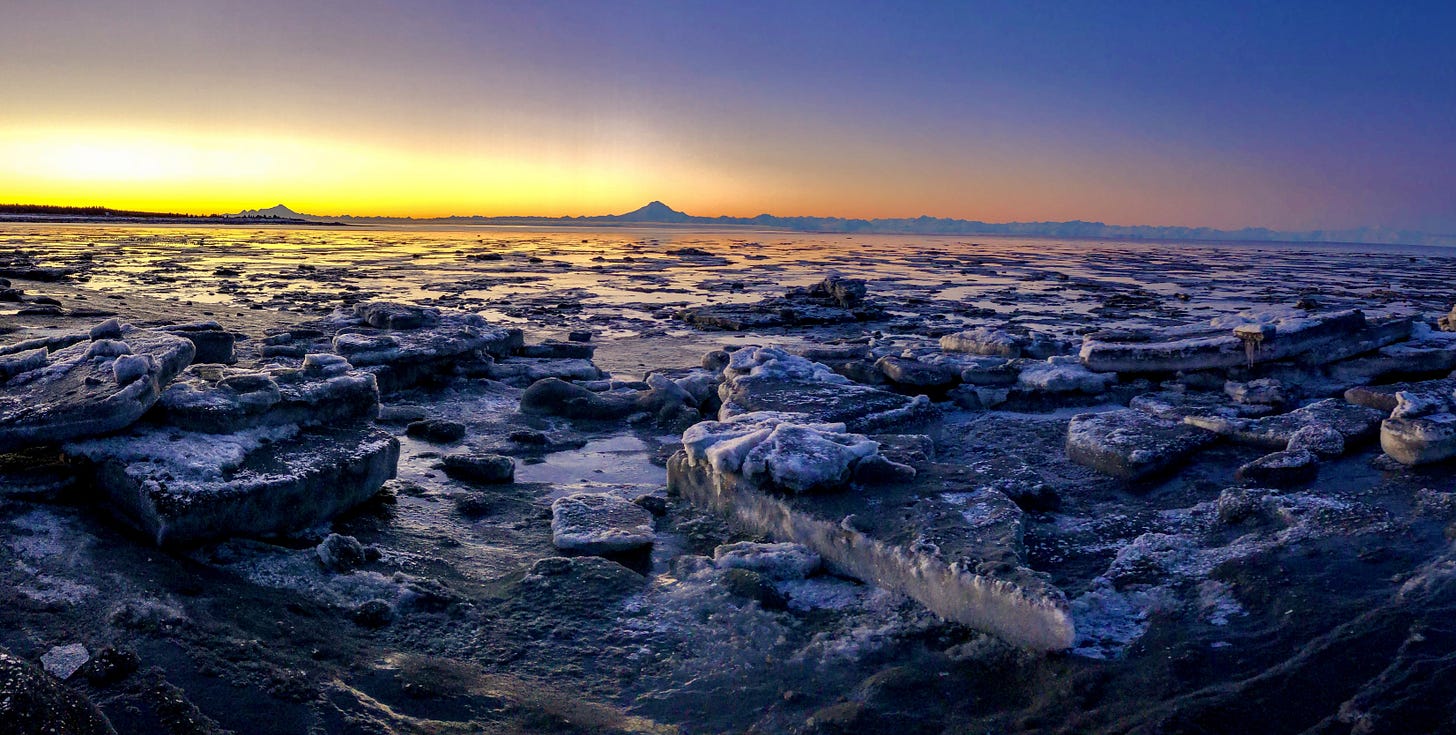 beach at sunset