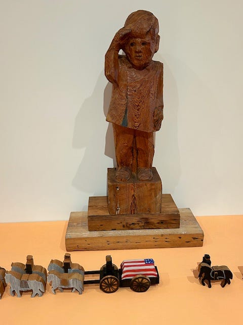 Marisol sculpture of JFK's funeral