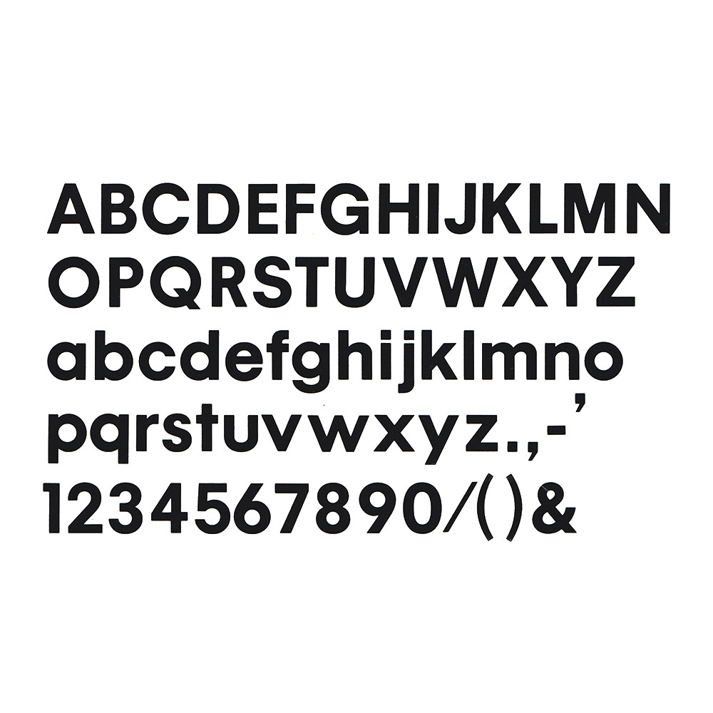 Corproate typeface for Mobil, 1966 designed by Chermayeff & Geismar