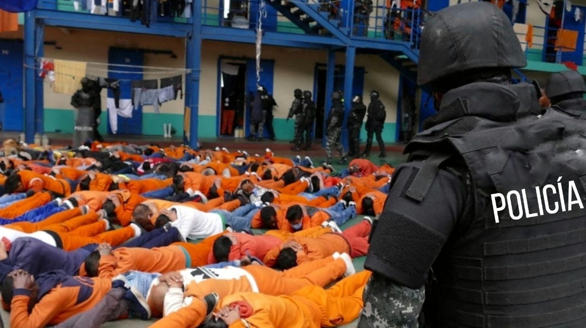 Hacinamiento en cárceles de Ecuador se ha reducido un 5% en 2021