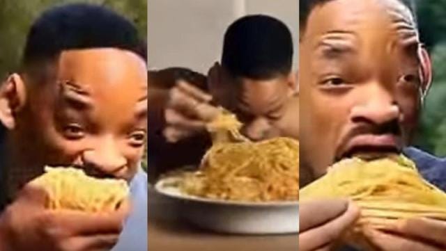 Video of Will Smith eating spaghetti marks natural end point for AI  development