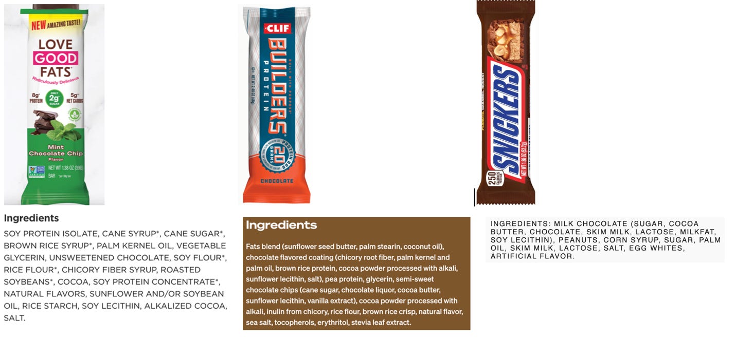 A close-up of a candy bar

Description automatically generated