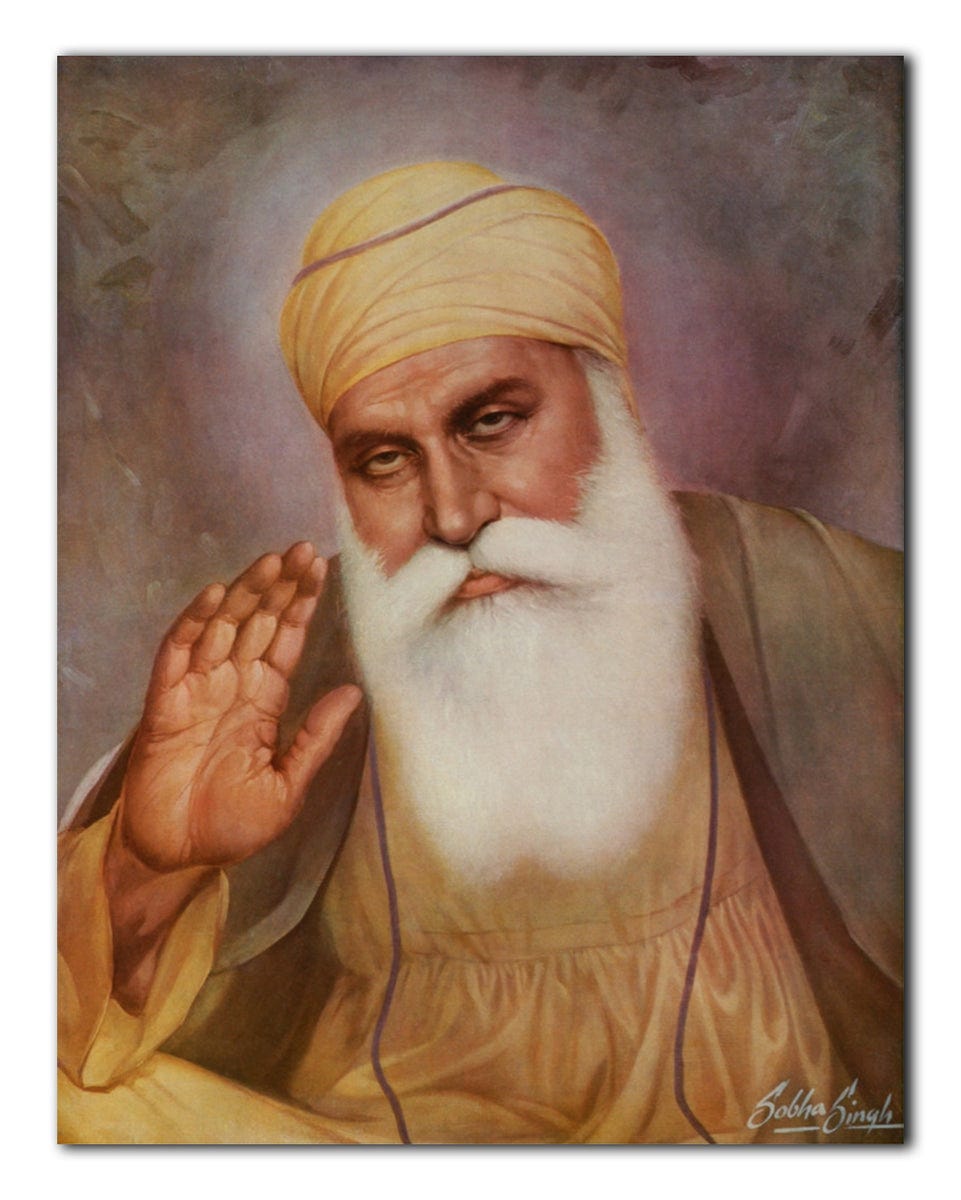 Guru Nanak Dev Ji by Sobha Singh – Sikhexpo