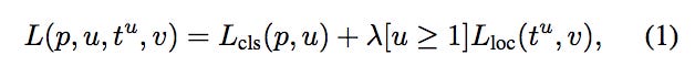 Classification Loss + regression Loss