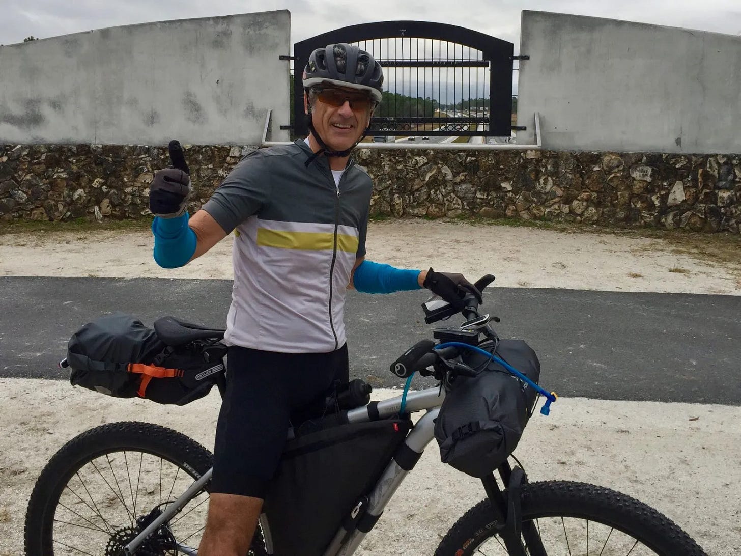 Février 2019, Crouzet devient bikepacker