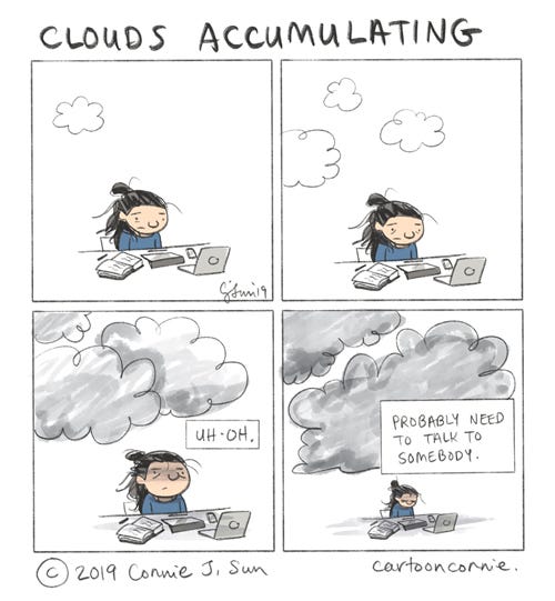 creativity, anxiety, sketchbook, journal comics, connie sun, cartoonconnie