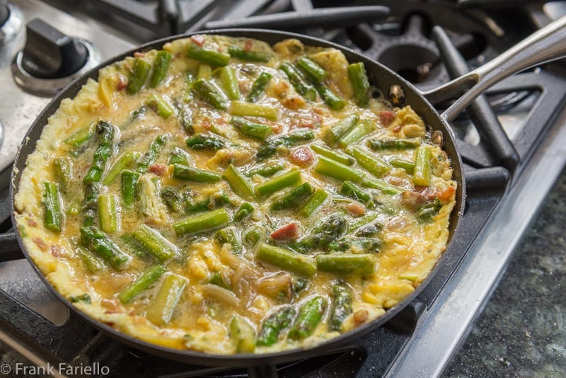 Asparagus and Pancetta Frittata