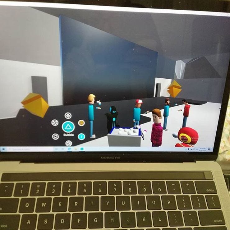 I gave my first presentation in VR…