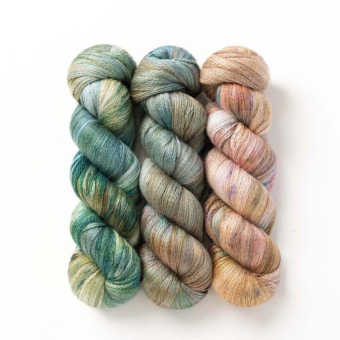 Sunlit Rose Hues 'ALPACA SILK' LACE KIT