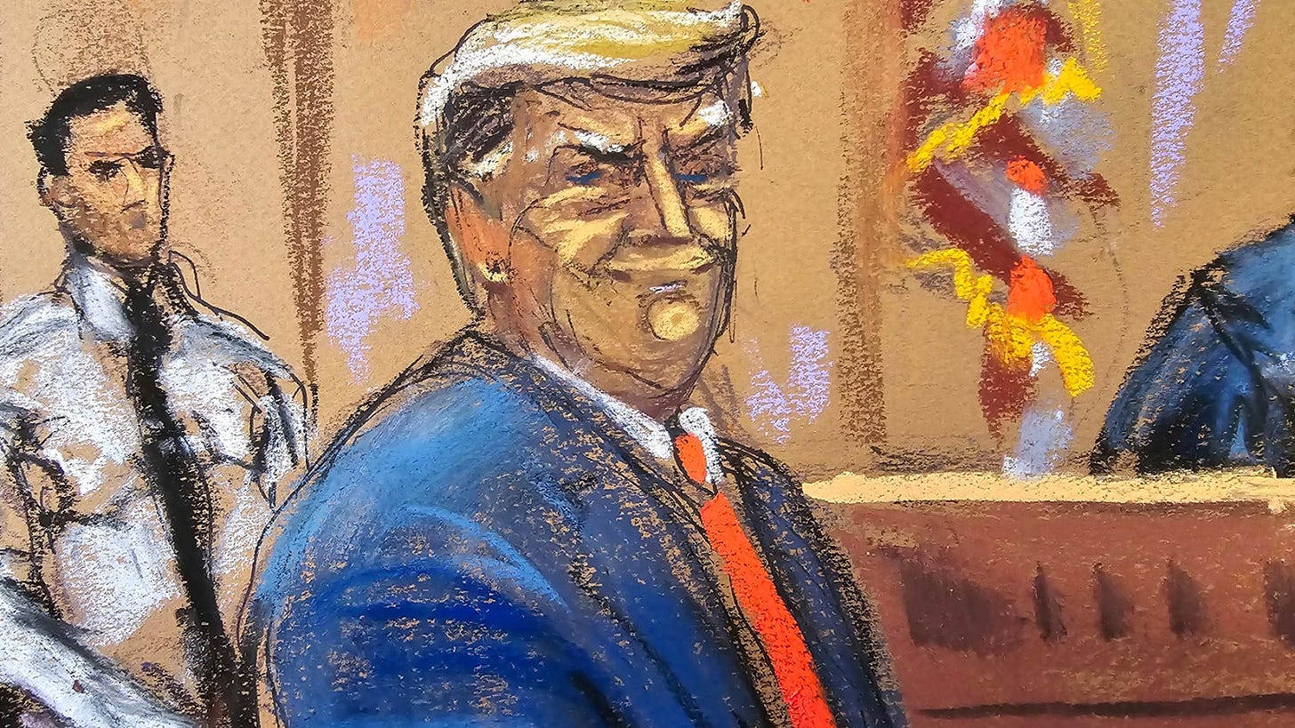 Trump Rages About His Trial Sketch Artist, Courtroom Nap Reports