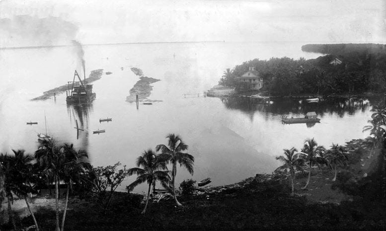 Brickell Point in the late 1890s. Courtesy of U.S. Library of Congress.