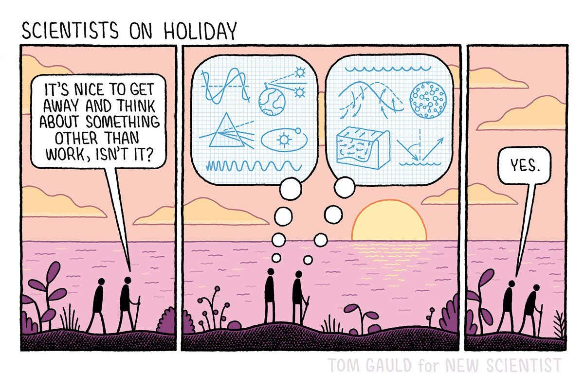 Tom Gauld: Scientists on holiday | New Scientist