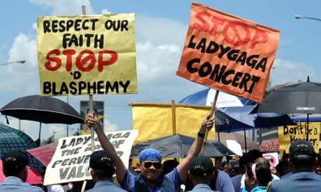 Christians and Muslims unite in new bid to silence Lady Gaga | Lady Gaga |  The Guardian