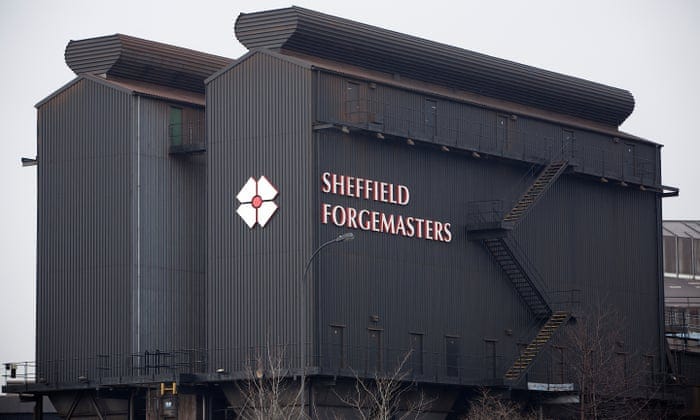 Sheffield Forgemasters to cut up to 100 jobs as steel industry decline  continues | Steel industry | The Guardian