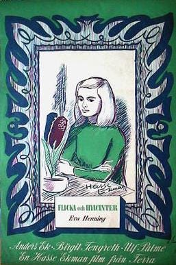 Poster for Girl with Hyacinths.