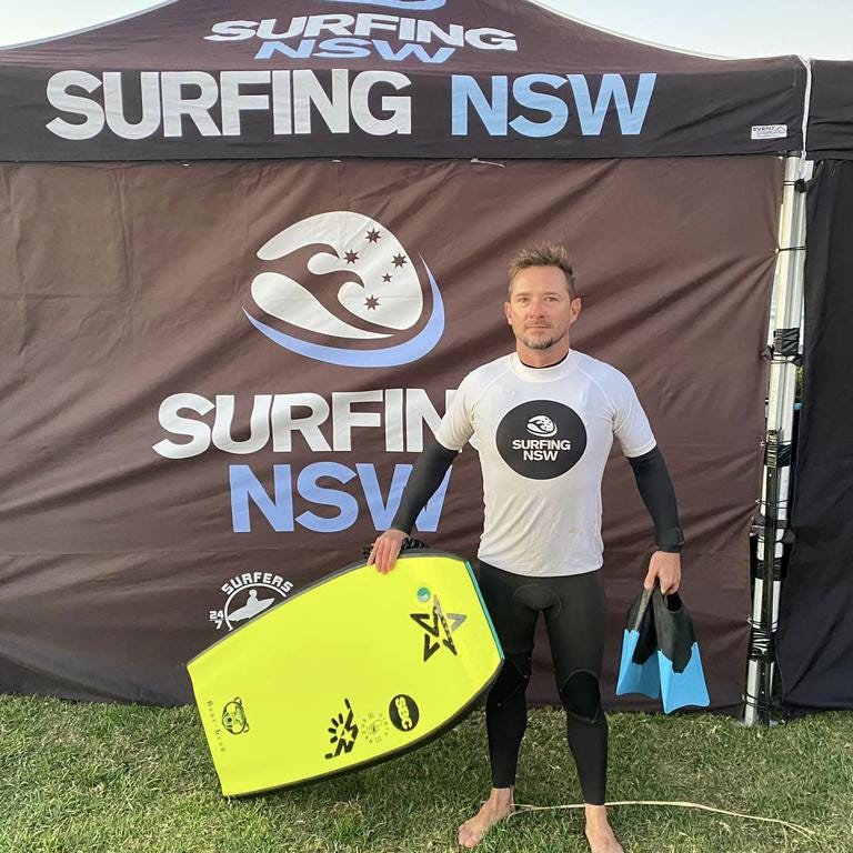 The 48-year-old was an avid bodyboarder and surfer. Picture: Facebook
